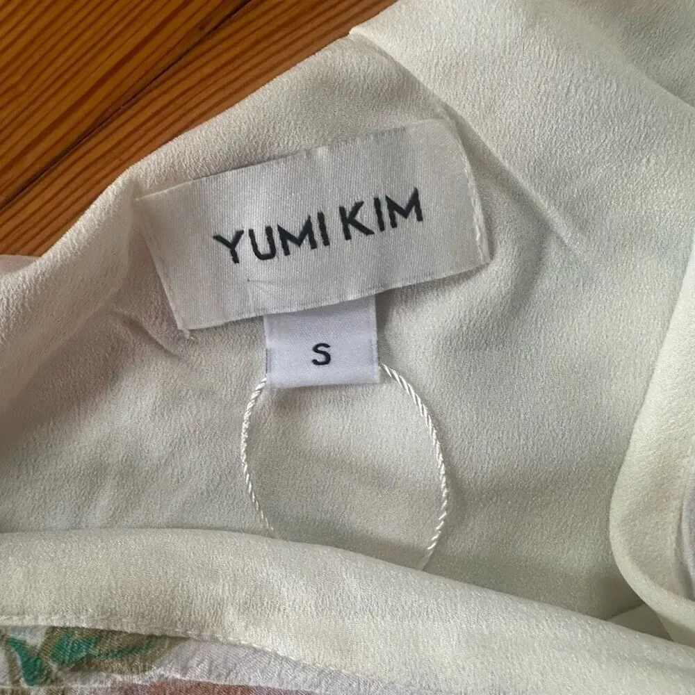 Yumi Kim Revolve NWT Studio 54 Mini Dress One Sleeve Komodo Ivory Floral Size S - Picture 6 of 6